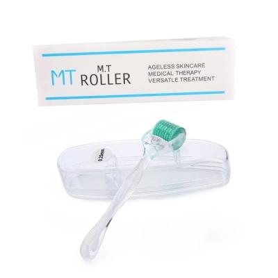 China Anti-hair removal TA 192 needle derma roller with transparent handle and stainless steel needles OEM welcomed for sale