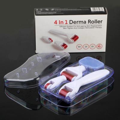 China Newest Super Anti-Hair September Removal 4 In 1 Derma Roller Kit / Dermaroller Kit for sale