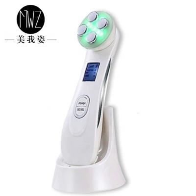 China Electric Face Lift 6 Color Photon RF EMS Beauty Instrument Skin Care Beauty Device for sale