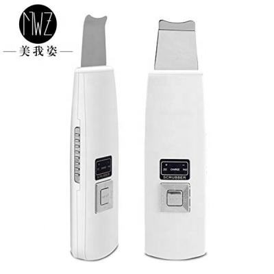 China Ultrasonic Facial Skin Scrubber Skin Scrubber Ultrasonic Facial Spatula Deep Cleansing Ultrasonic Facial Peeling for sale