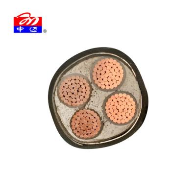 China Size 120mm 240mm underground armored power cable xlpe 4 core armored cable for sale