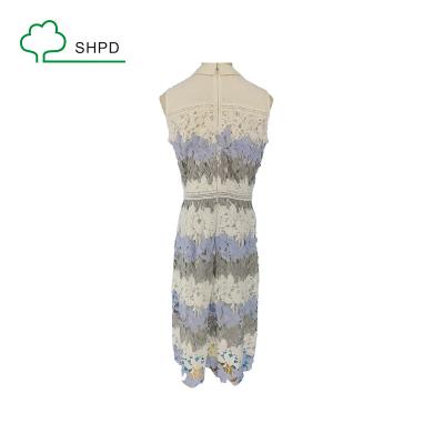 China Anti-Static New Fashion Crocheted Casual Dress Sleeveless Women for sale