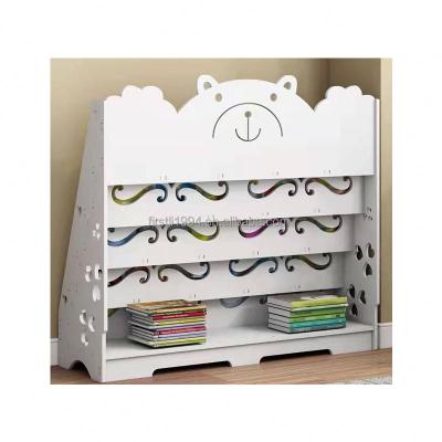 China Other New High Quality Industrial Rustic Bookcase Storage Wooden Bookcases Shelves for sale