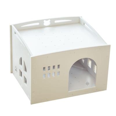 China Factory Wholesale Sales Style Viable Hot Plastic Outdoor Dog House Kennel for sale