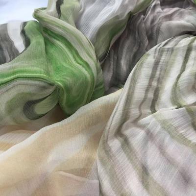 China Organic Chinese Plain Dyed Pure Silk Breathable Chiffon 6mm Dress Factory Direct Printed Color 100 for sale