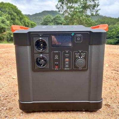 China Original Factory Type C 2000W Solar Mobile Power Station Backup Generator Solar Power Portable Lithium Battery for sale