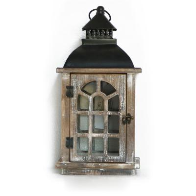 China Eco-friendly Modern Traditional Wood And Metal Lanterns for sale