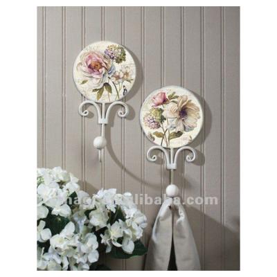 China Liveable MDF Plaque Live Letters Shabby Chic Wall Love Hooks for sale