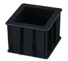 China Plastic / Iron Concrete test cube mould 100mm3 150mm3 for sale