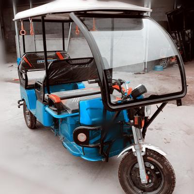 China Passenger Battery Operated Tourist Sightseeing Rickshaw Gear Shifting 800watt Motor Power for sale