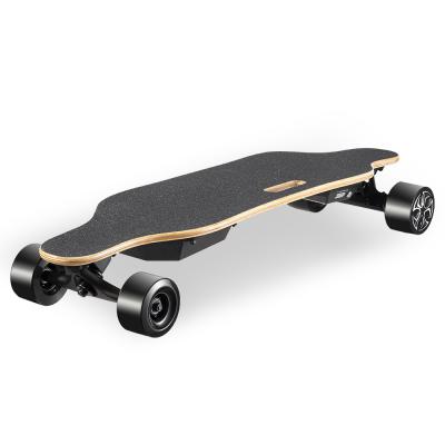 China Free Shipping Adult Street Motor Skate Board Removable PCBA Battery Radio Remote Control Electric Skateboard E-Skateboard for sale