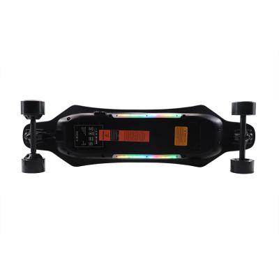 China Youth Dropshipping RTS Long Range Most Popular Suspension LED 450W Colorful Electric Skateboard Skateboard for sale