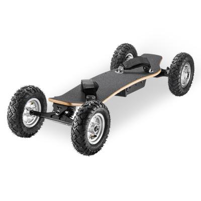 China Professional Skater 8 Layers Maple 2 Layers High Speed ​​38KM/H Bamboo Waterproof Riding MountainBoard Electric Skateboard for sale