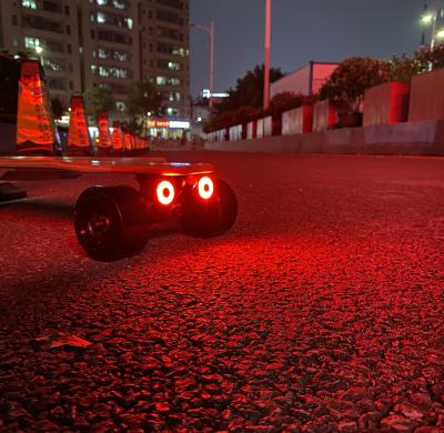 China Electric Skateboard E-Skateboard LED Lights With Brake Function Warning Lights Insert Battery Auto Electric Skateboard LED Lights for sale