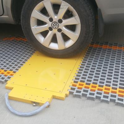 China Weight function for the right price of vehicles Axle Scales portable with two weighing protections for sale