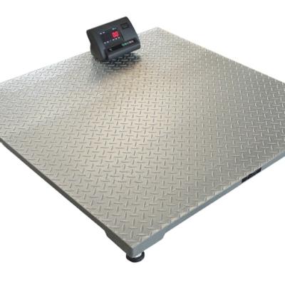 China With Printer 500 Kg 600kg Electronic Platform Scale With Wheel For Industrial Weighing for sale