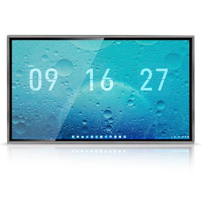 China Android 32-65 Inch Black Smart Touch Wall Mounted Infrared Advertising Machine 32inch for sale