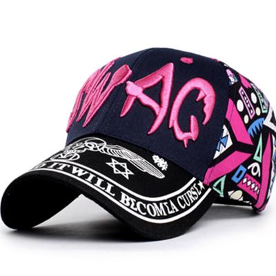 China Wholesale Embroidered Customized Summer Women Hat Sunscreen Letters Outdoor Ladies Korean Embroidery Sun Hat Baseball Cap Good Quality for sale