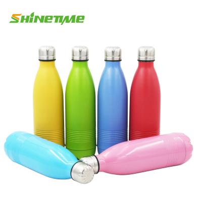 China Viable Stock Bottle 500/750ml Stainless Steel Cola Shaped Vacuum Flask for sale