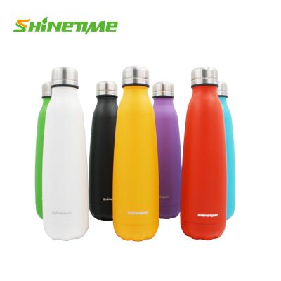 China Durable Insulated Outdoor Sports Water Bottles 500/750/1000ml Cola Shaped Thermal Vacuum Flask for sale