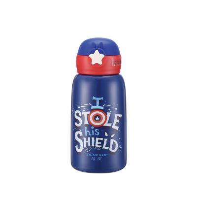 China 250ml Cartoon Viable Kids Dual Wall Portable Stainless Steel Thermal Water Bottle for sale