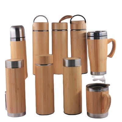 China PORTABLE Nature Bamboo Water Bottle 500ml High Quality Bamboo Drinking Bottle for sale