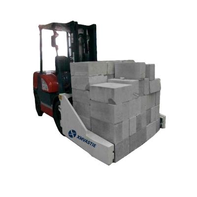 China Popular Safety Easy Operation Forklift Attachments Single Concrete Block Clamps For Care Brick for sale