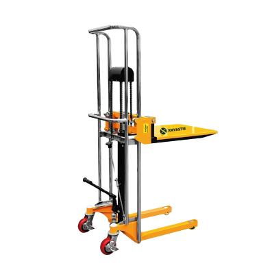 China Safety Easy Operation Convenience Material Handling Equipment Lightweight Hydraulic Manual Stacker Small And Safe for sale