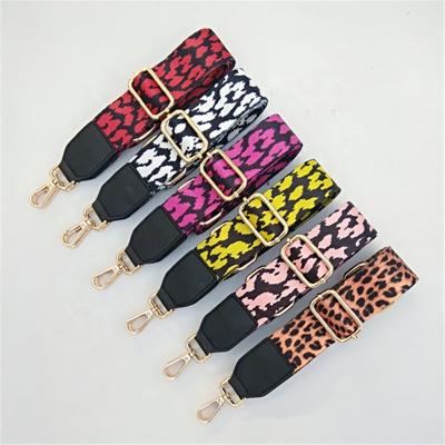 China 2020 New Fashion Women's Leopard Handbag Wide Accessories Bag Adjustable Strap for sale