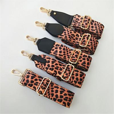 China 2020 Fashion Customized Leopard Wide Shoulder Strap Bag Adjustable Strap for sale