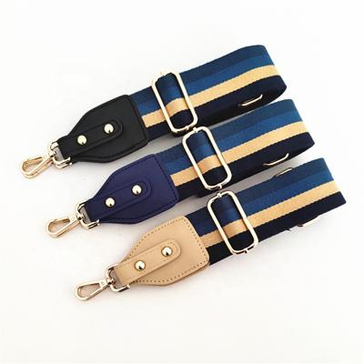 China New Fashion Bag Accessories High Quality Striped Handbag Belt Long Shoulder Strap for sale