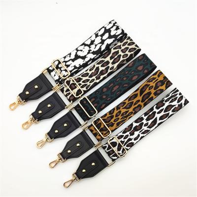 China 2022 New Fashion Leopard Bag Wide Belt Women Accessories Long Single Shoulder Bag Adjustable Belt For Schoolbag for sale