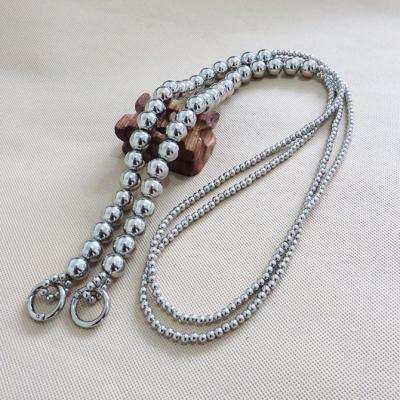 China Fashion Fashion High Quality Beads Bag Mobile Phone Strap DIY Acrylic Bead Beads Replaceable Thin Bag Strap for sale