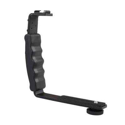 China ABS Shoe Bracket Plastic Instant Cold Fill Light Support Frame Single L-Shaped Camera Bracket SLAMOE for sale