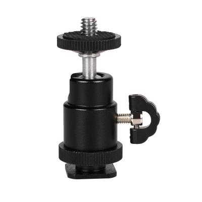 China High Quality Support SLAMOE Camera Tripod Ball Head with 360 Degree Rotated Aluminum Alloy for Gimbal Stabilizer Camera for sale