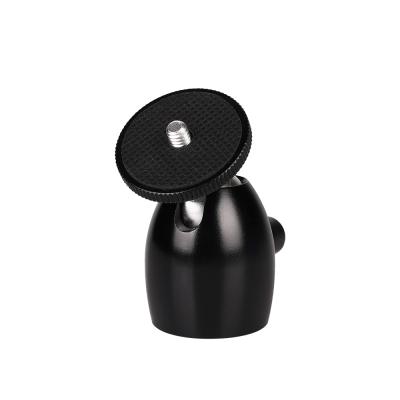 China Hot Sale Q39 Camera SLAMOE Ball Head With Lock And Adapter Hot Shoe Camera Mini Tripod Ball Head 1/4