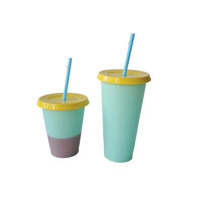 China Can change color with 16oz icy water and 24oz magic cold cups color changing tumbler for sale