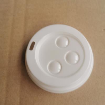 China Non Spill Plastic Black Lid For Coffee Paper Cup for sale