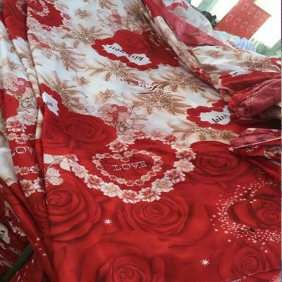 China 100% Twill Fabric 100% Polyester Microfiber Bed Sheet Shrink-Resistant Fabric For Pakistan Market for sale