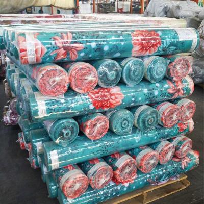 China Flower Design Shrink-Resistant 100% Polyester Printed Fabric Cheap Bed Sheet Fabric In Rolls for sale