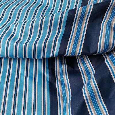 China Factory Printed Stripe Design Bedding Fabric 100% Polyester Microfiber Fabric Anti Static for sale