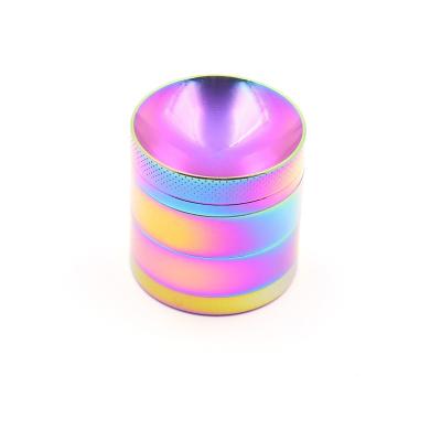 China High Quality Tobacco Imagination Grinding Color 4 Pieces 50 Mm 2 Inch Spice Concave Outer Grinder Smoking Attachment for sale