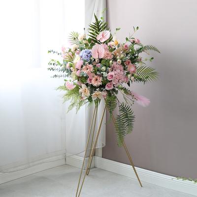 China Hand Made Flower Basket Set Shop Home Opening Gift Giving Activities with Flowers Housewarming Celebration Decoration Silk Flowers for sale