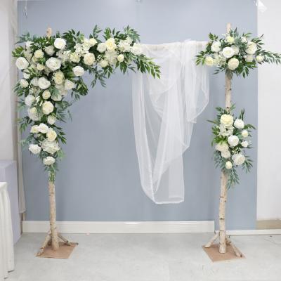 China Hand Made Wedding Arch Photo Reception Area Layout Floral Flower Stands Wedding Photography Flowers for sale