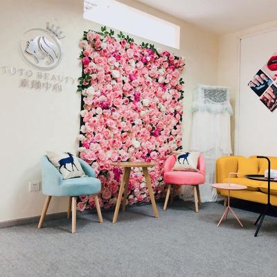 China China Artificial Hand Made Customize Size Flower Wall For Wedding for sale