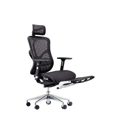 China Convertible Single Back Swivel Popular High Cover Mesh Design Ergonomic Manager Chair for sale