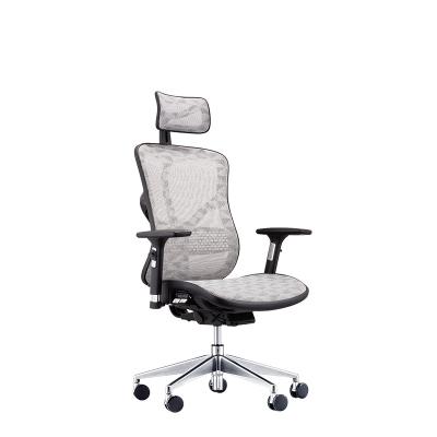 China Wholesale Economic High Back Swivel Adjustable Designer Mesh Office Extended Ergonomic Chair (Height) With Meeting Room Neck Support for sale