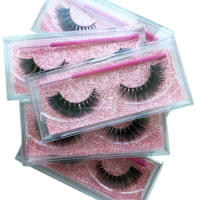 China Long & thick & New Desigh Dramatic Eyelash With Brush Kit Factory Prce 3D Mink Lashes Customized Eyelash Boxes for sale