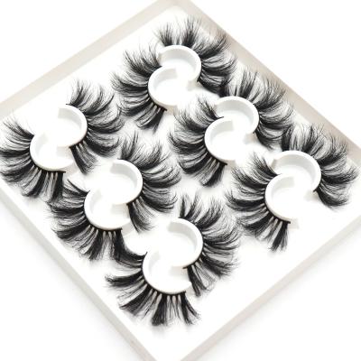 China Wholesale 3D 25mm Full Volume Full Strip 3D Luxury Fluffy Faux Mink Eyelashes With Eyelashes Vendor Customized Boxes for sale