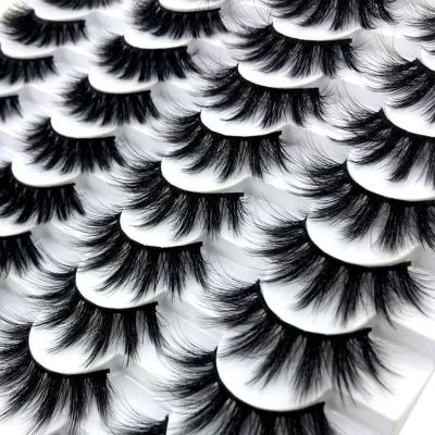 China Full Volume 5D Fluffy Faux Mink Lashes 18mm False Eyelash Wholesale Seller With Private Label Service for sale